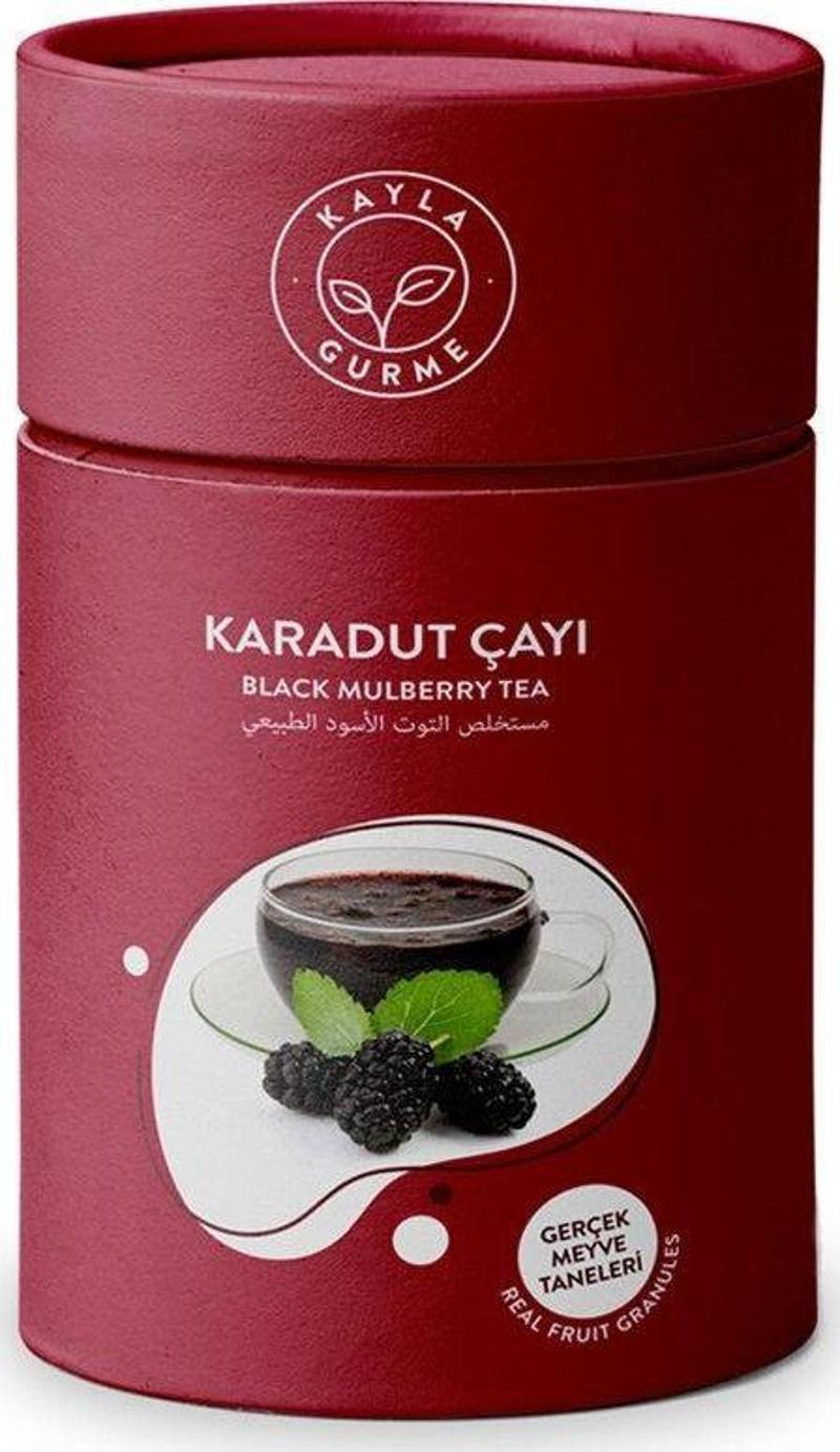 Karadut Çayı Meyve Taneli Silindir Karton Kutu 175 Gr.