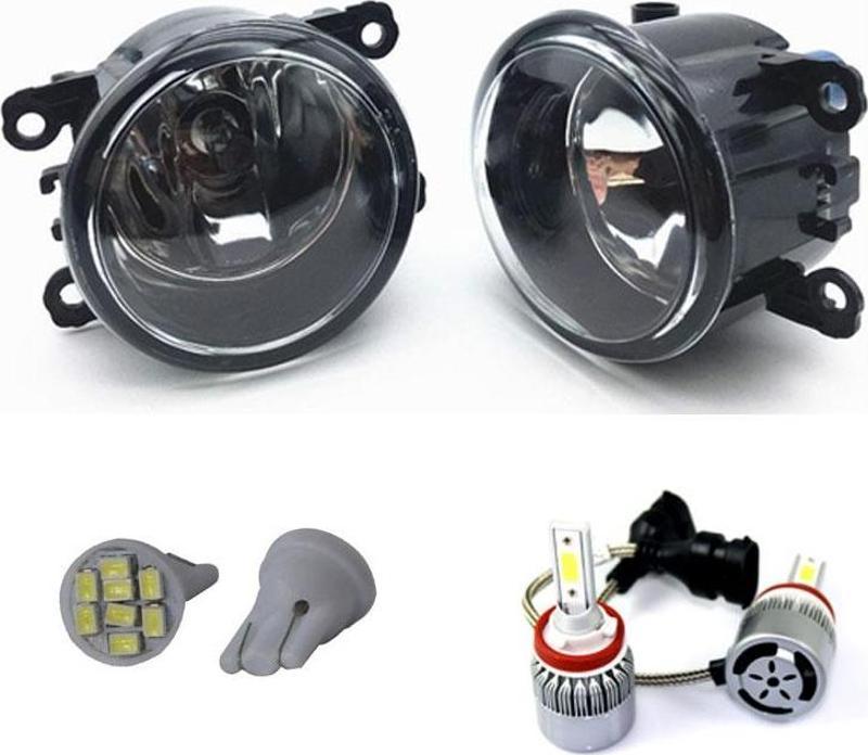 Renault Megane III 2010 Beyaz Led Xenon Sis Farı Seti