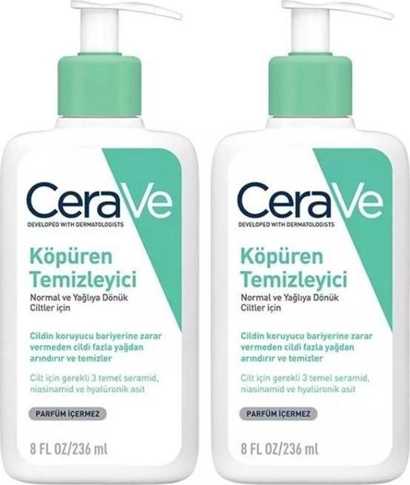 Köpüren Temizleyici Normal/Yağlı Cilt  236 Ml - 2 ADET