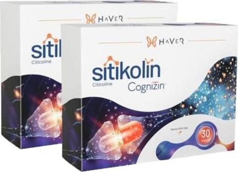 Sitikolin Cognizin 250 Mg 30 Kapsül - 2 ADET