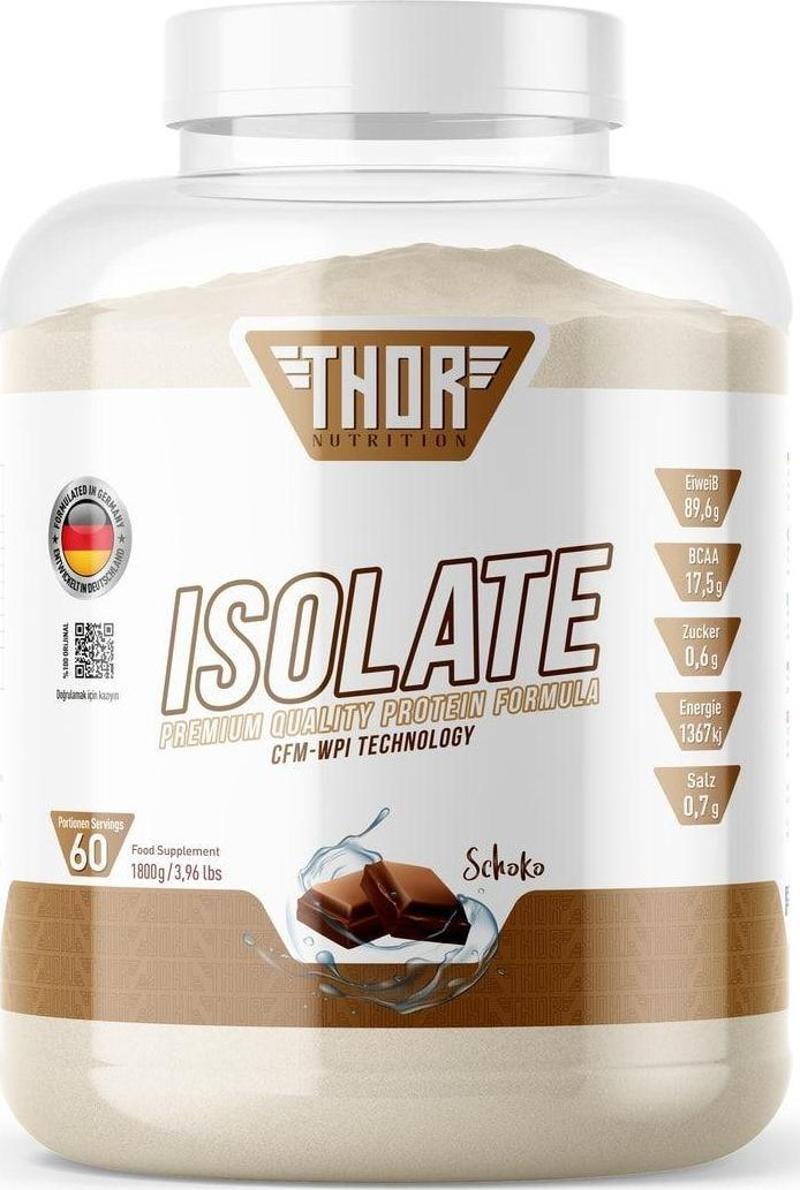 1,8Kg Izole Protein 60 Servis Çikolata Aromalı