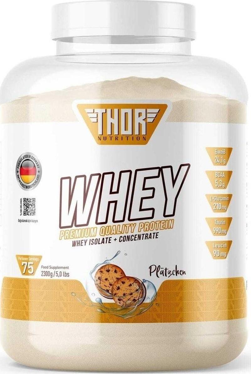 2.3 Kg Whey Protein 75 Servis Kurabiye Aromalı