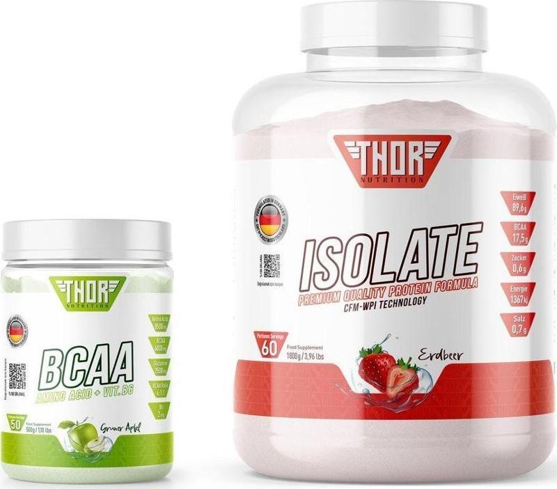 Isolate Whey Proteın 1800Gr. 60Servis Bcaa 50 Servis