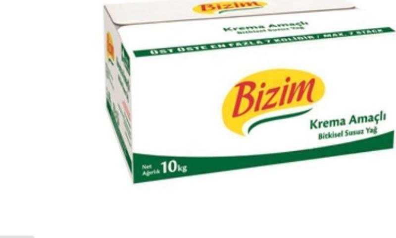 Bizim Krema Yağı 10 kg