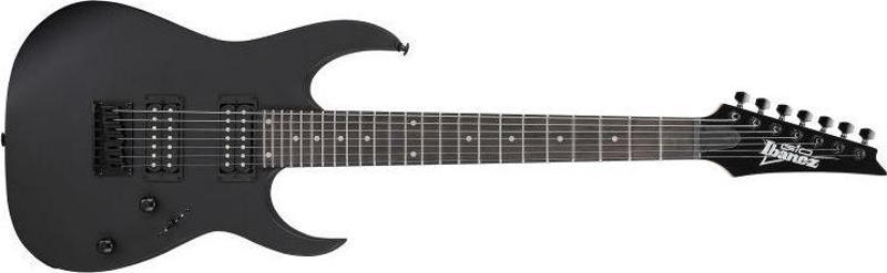 GRG7221 GRG Series BKF - Black Flat 7 Telli Elektro Gitar