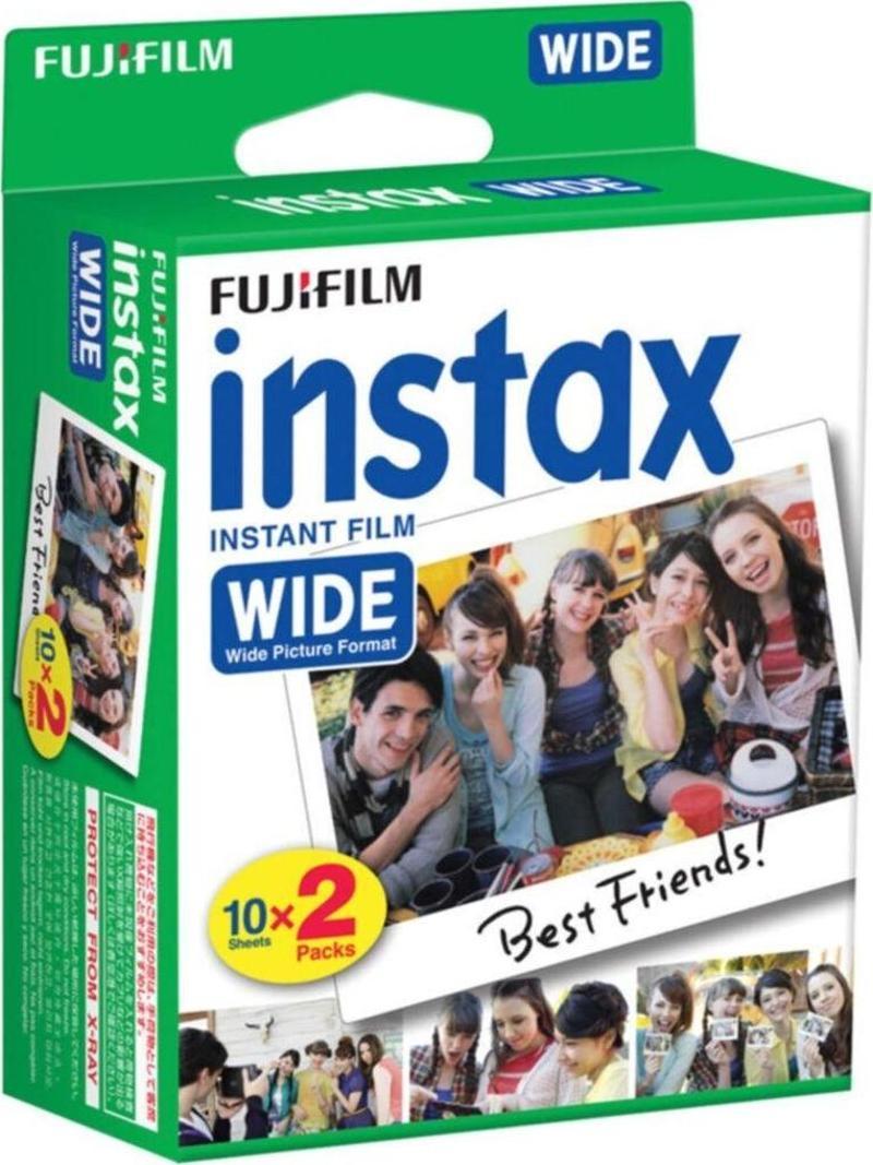 Fuji Instax Wide 210 Ve Wide 300 Için 20 Pozluk Film