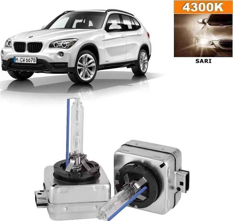 BMW X1 Serisi E84 2009-2015 Xenon D1S / D1R 4300K Sarı HID Xenon Ampul 2 Adet