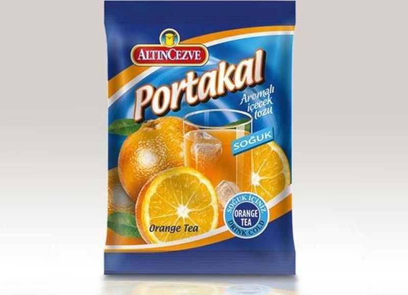 Portakal İçecek Tozu - Soğuk 450 Gr (10 Litre) | Limonata makineleri için uygundur