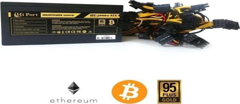 Maxpower MX-2000W 95+ Gold 2000W Mining Güç Kaynağı