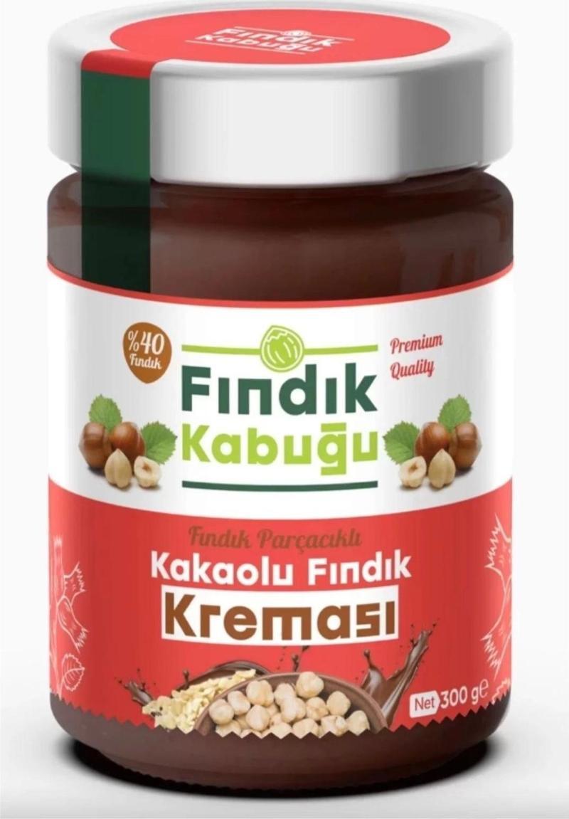 Fındık Parçacıklı Kakaolu %40 Fındık Kreması 300 gr