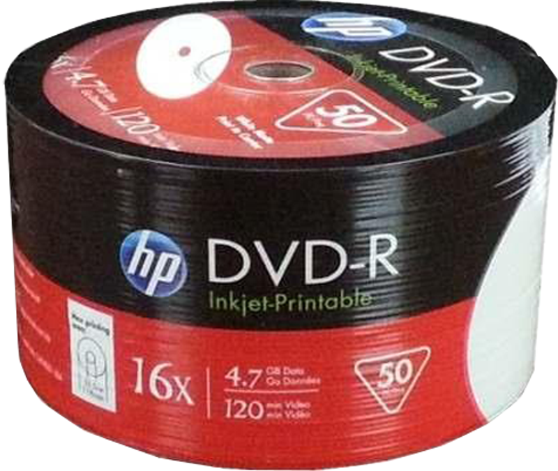 Dvd-R 700 Mb 80 Min 52X Shrink Dvd-R 50 Li Hp