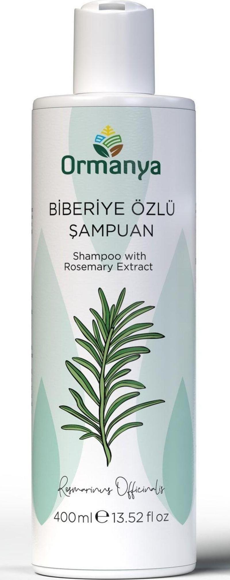 BİBERİYE ÖZLÜ ŞAMPUAN - 400 ml (SLS-SLES-SÜLFAT-ALKOL-PARABEN IÇERMEZ.)