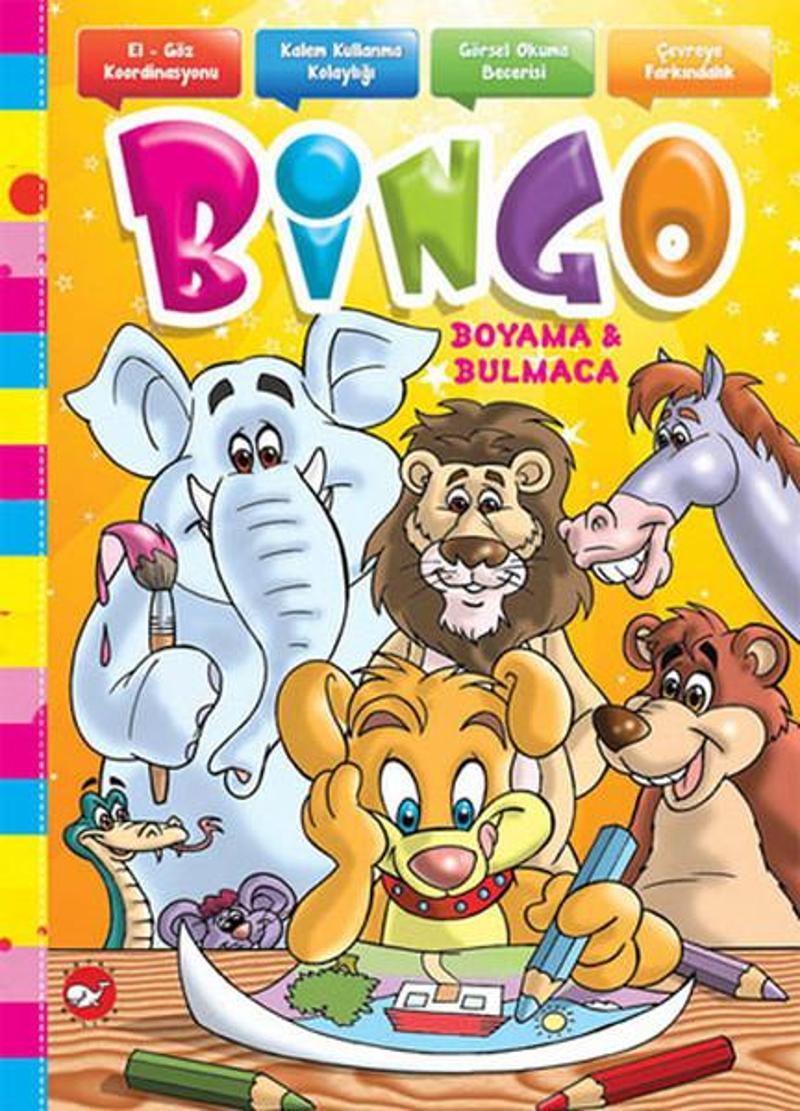 Beyaz Balina Yayınları Bingo Boyama ve Bulmaca - Kolektif