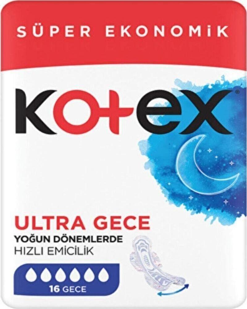 Ultra Gece Hijyenik Ped 16'lı Beşli Set 8691900172175