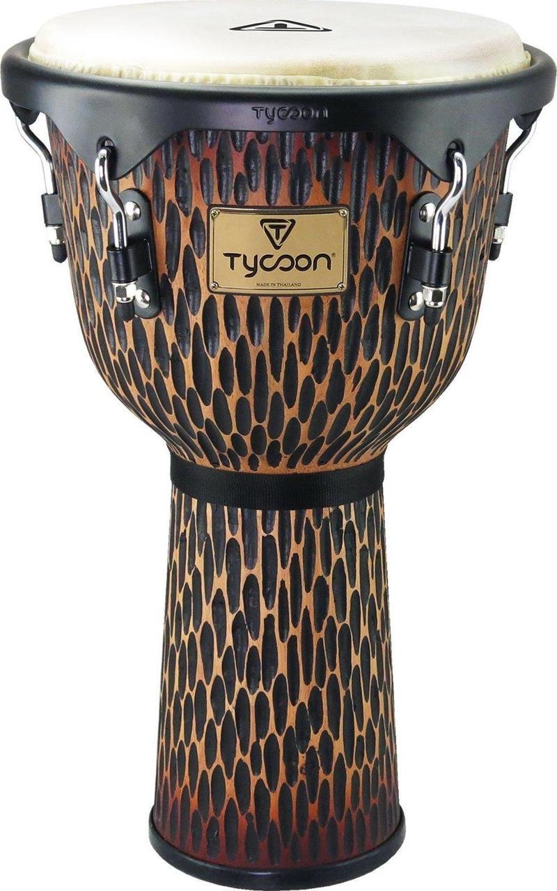 13'' Supremo Select Chiseled Orange Djembe (TJSS72BCO)