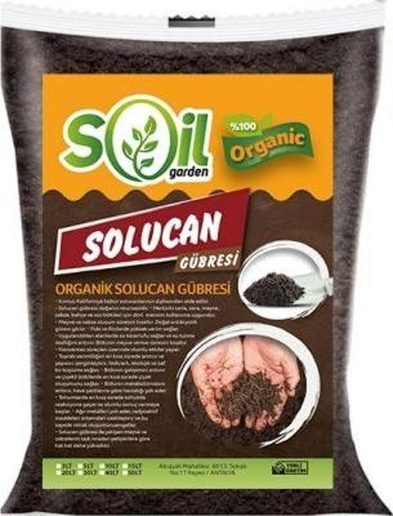 Solucan gübresi 50 lt (25 kg)Toprak düzenleyici solucan gübresi