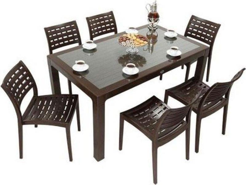 Wood 90x150 Cafe Sandalye Camlı Masa Takımı