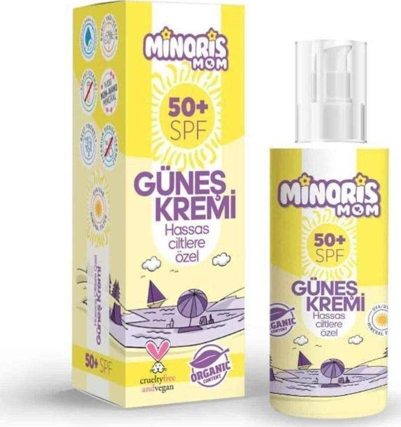 Mom Hassas Ciltler Için Güneş Kremi Spf 50 150Ml