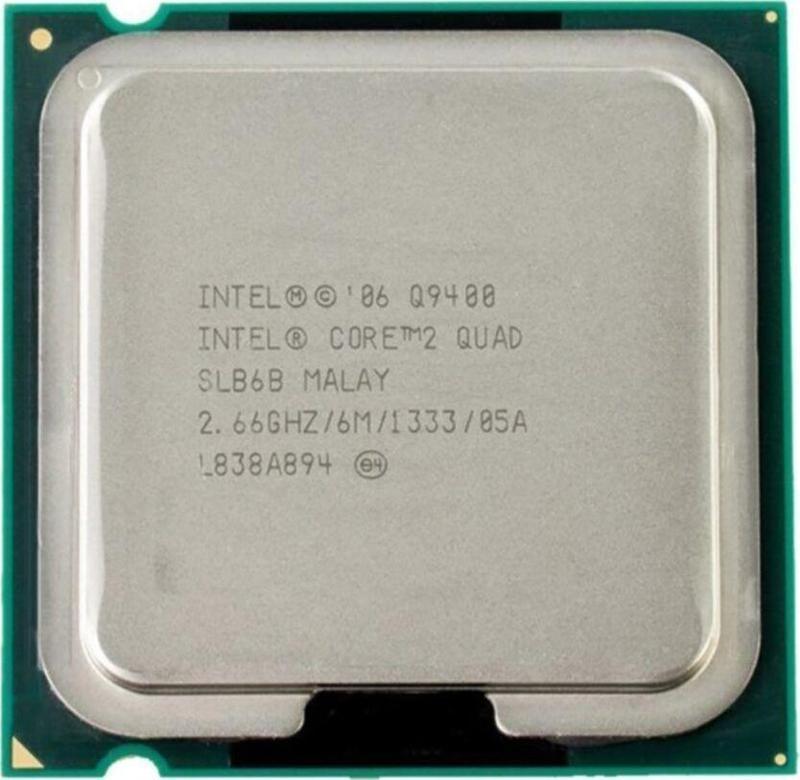 Core2 Quad Q9400 Işlemci 6M Önbellek, 2.66Ghz, 1333Mhz Fsb