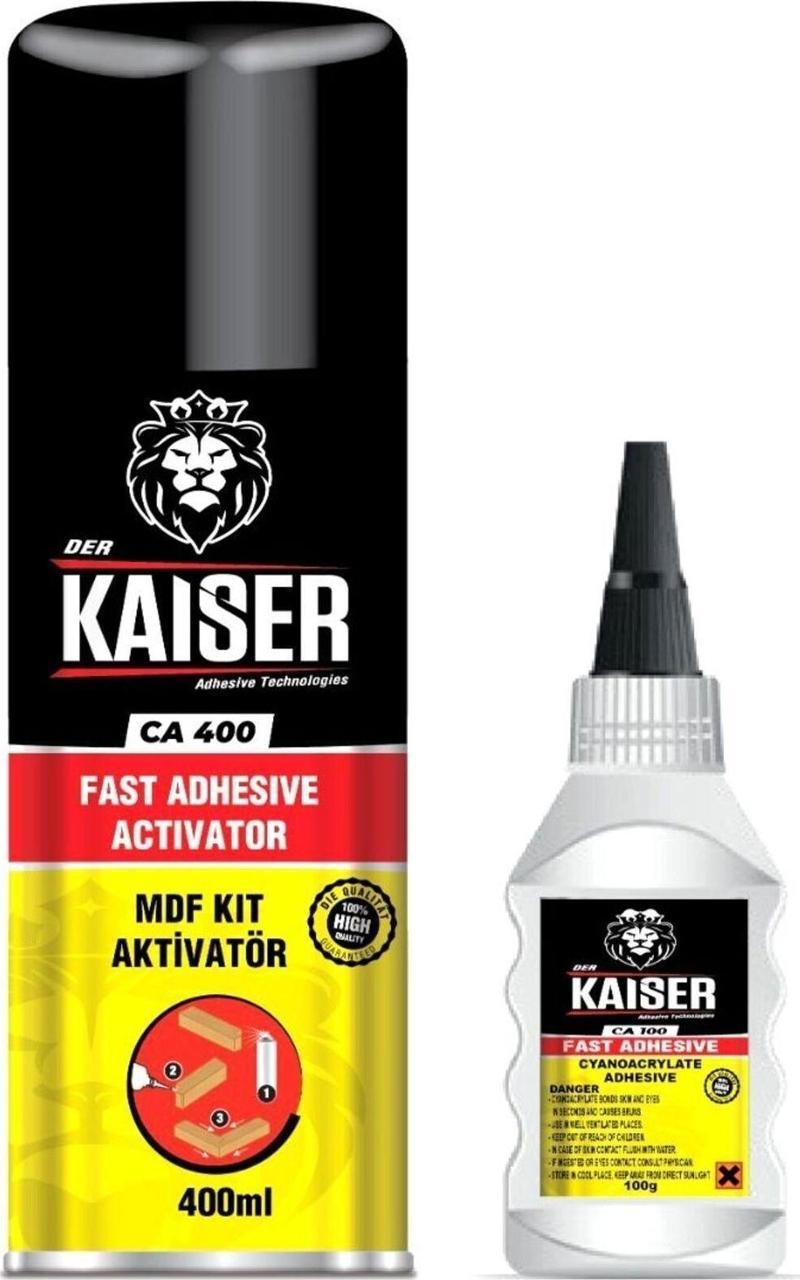 2K Hızlı Yapıştırıcı (Mdf Kiti) 100G / 400Ml Activator - Hızlı Yapıştırıcı - Şeffaf