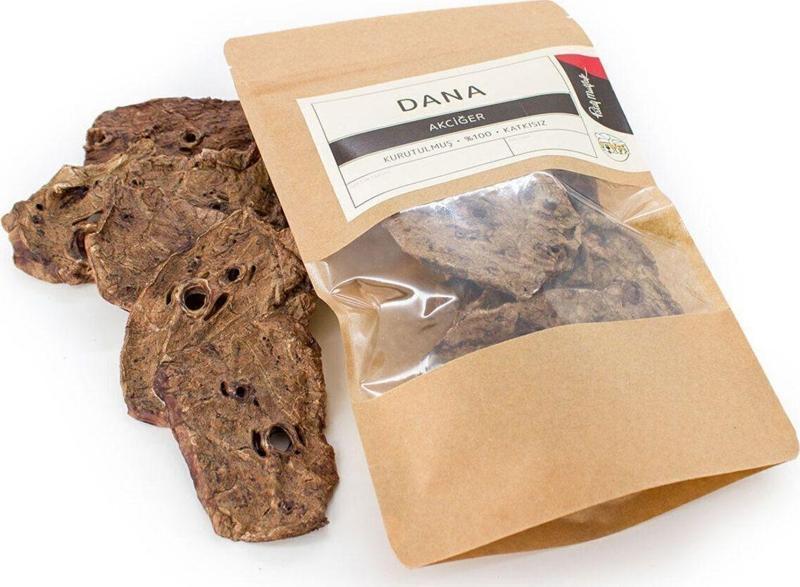 Kurutulmuş Dana Akciğer Biftek Köpek Kedi Ödül Maması (60G)