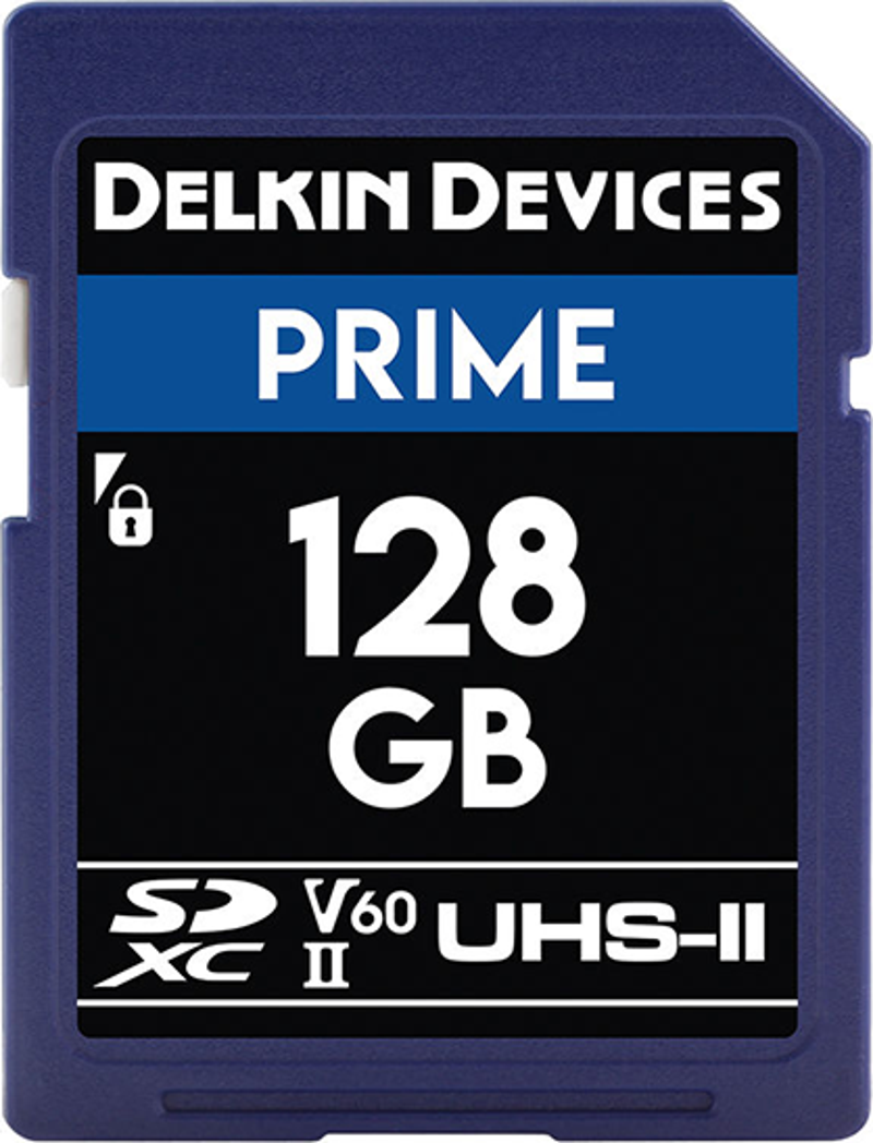 128GB Prime UHS-II SDXC (V60)