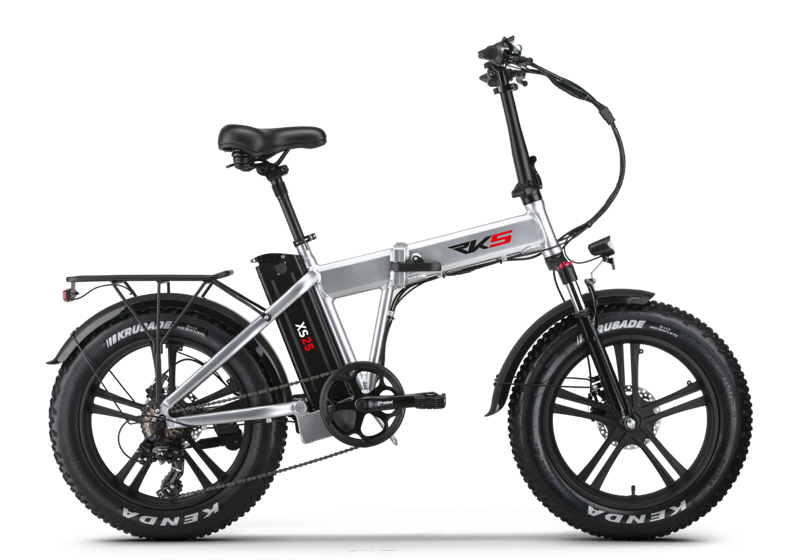 XS25 Katlanabilir Elektrikli Bisiklet Gri