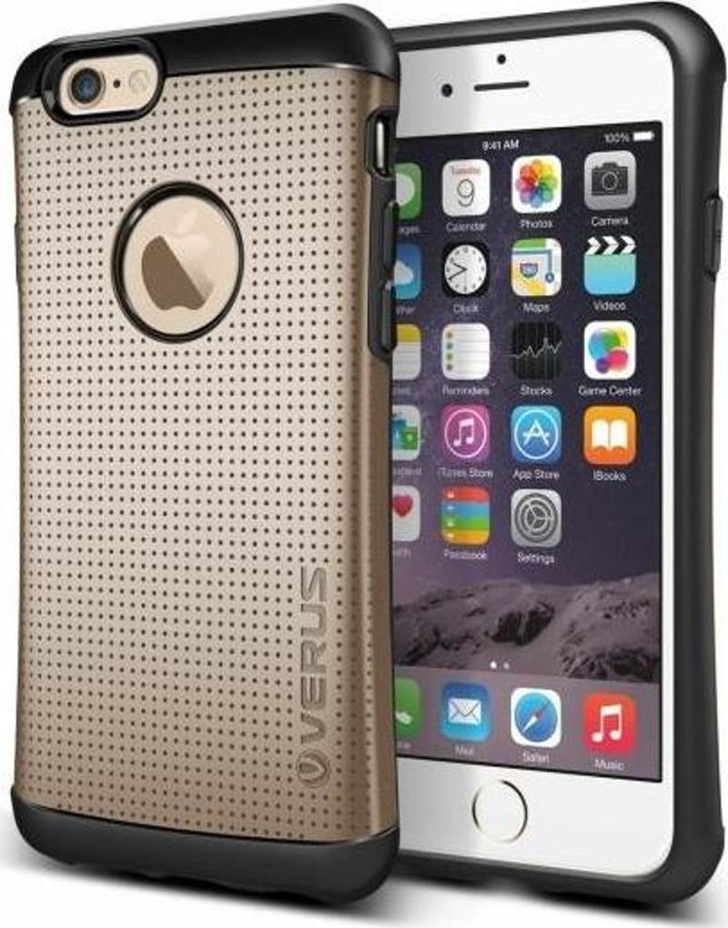 VRS iPhone 6 / 6S ile Uyumlu Thor Hard Drop Kılıf Shine Gold