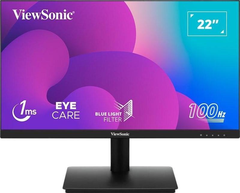 VIEWSONIC 21.5" VA220-H FULLHD 1MS 100HZ HDMI VGA SUPERCLEAR 3 KENAR ÇERÇEVESİZ MONITOR