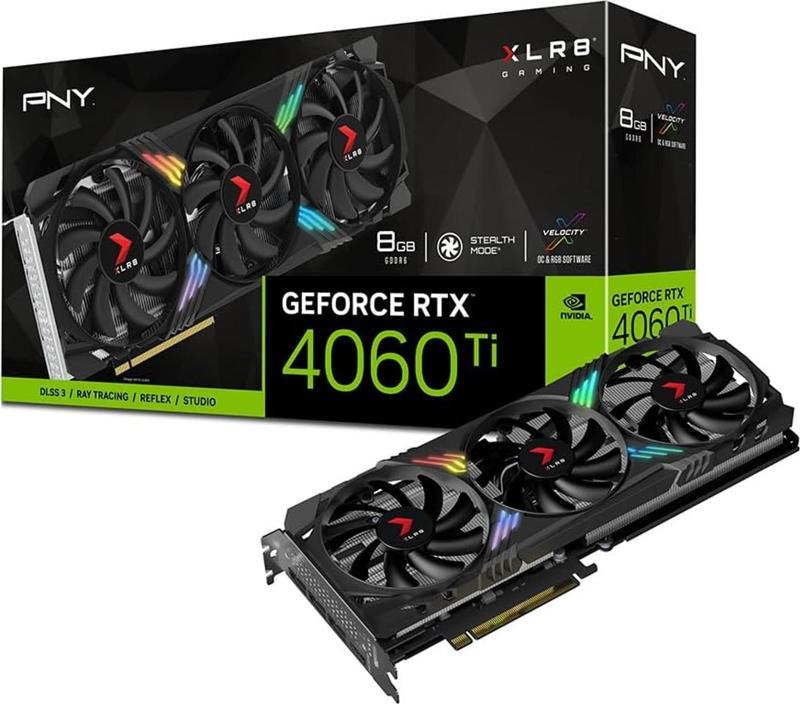 GeForce RTX 4060 Ti XLR8 Gaming Verto Epic-X 8GB GDDR6 128Bit HDMI/DP ARGB Ekran Kartı