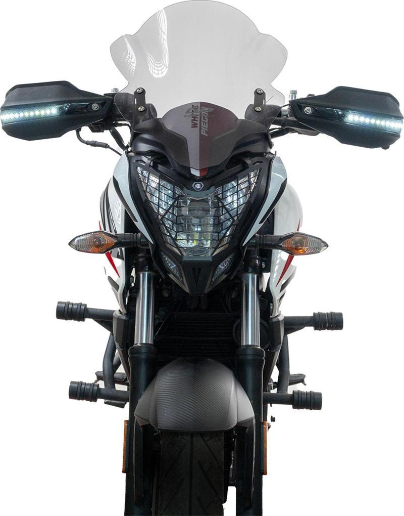 Honda CB250R 2018-2024 Uyumlu Led Sinyalli Elcik Koruma Siyah