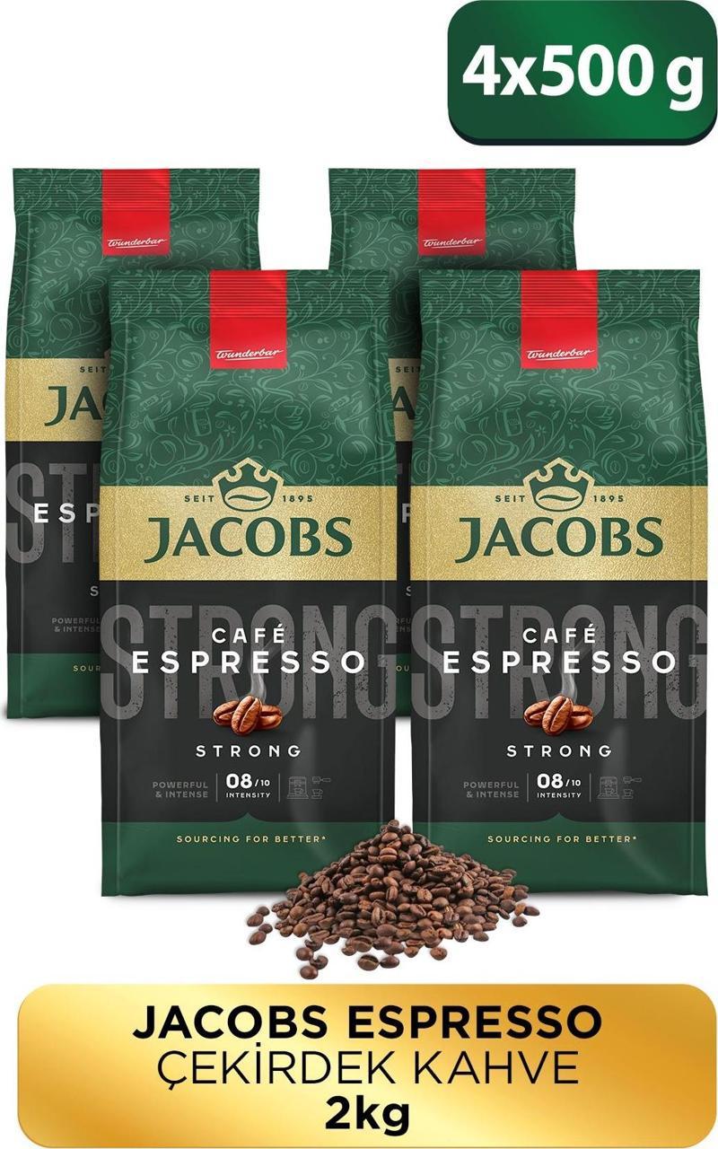 Cafe Espresso Çekirdek Kahve 500 Gr x4 Adet