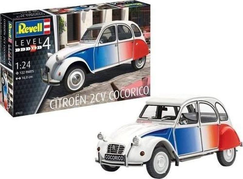 Maket Seti Citroen 2 Cv Coccorico 67653 1:24