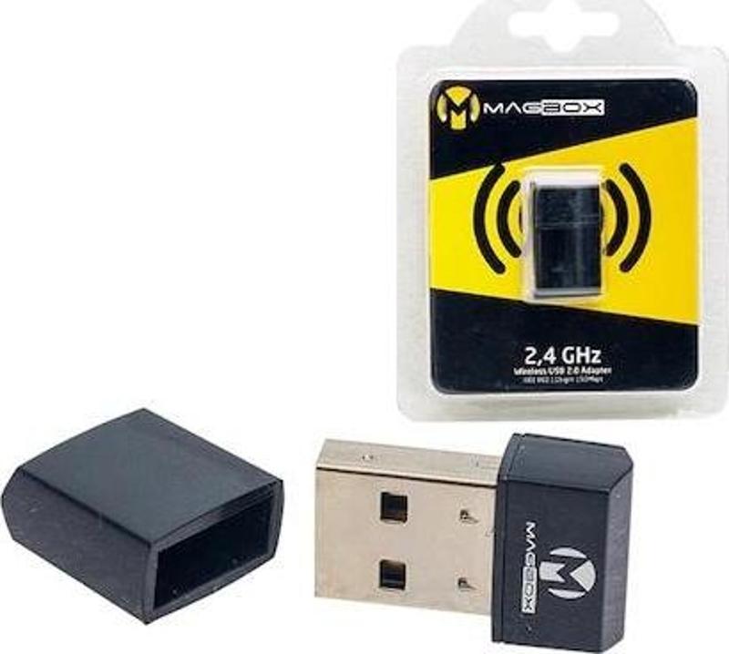 MAGBOX USB STICK MİNİ 802.11N WİFİ 7601 CHIPSET 2.4GHZ 150 MBPS HD UYDU ALICILARI İLE UYUMLU