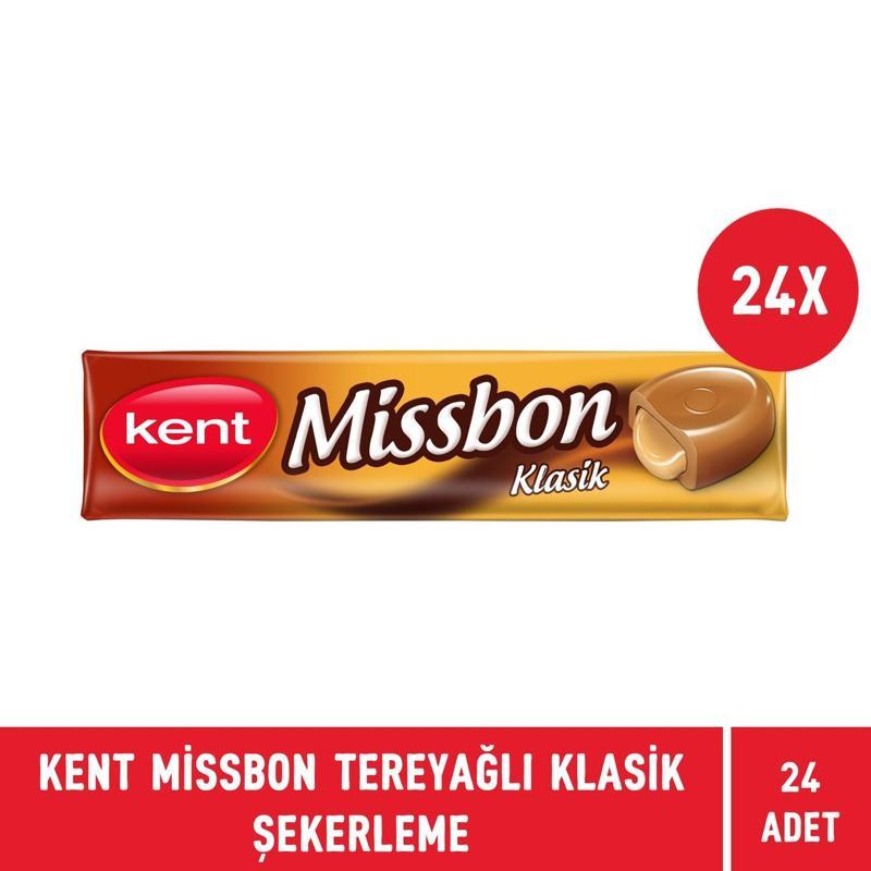 Missbon Klasik Tereyağ Aromalı Nostaljik Şekerleme 43 gr - 24 Adet