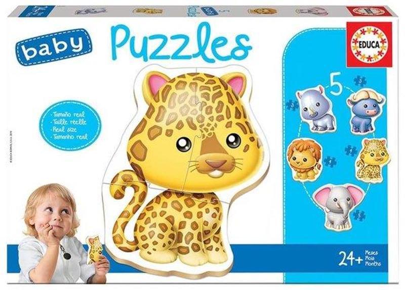 Educa Educa 14197 Baby Puzzles Wild Animals Puzzle