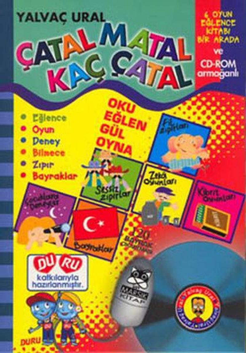Marsık Kitap Çatal Matal Kaç Çatal Bilmece-Oyun CD li - Yalvaç Ural