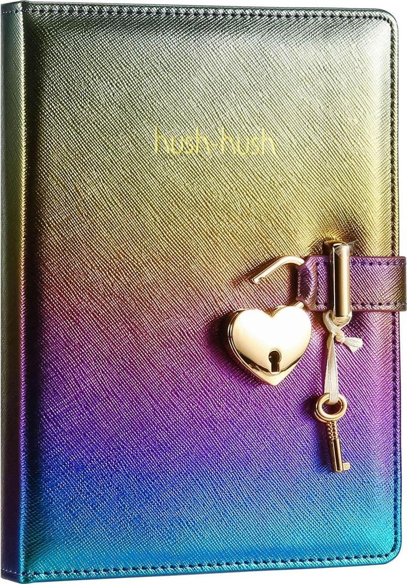 Victoria'S Journals Hush Hush Kilitli Metalik Hatıra Defteri 13X18cCm 80 Gram 160 Yaprak Çizgili 124-1101