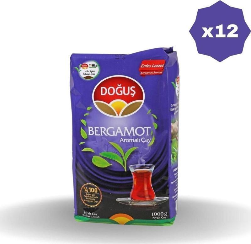 Çay Bergamot Aromalı 1 Kg X 12 Adet