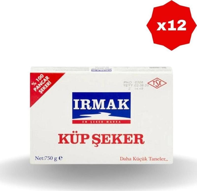 Küp Şeker 750 Gr X 12 Adet