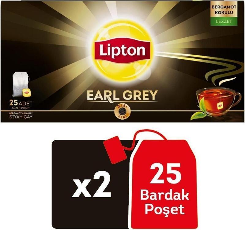 Earl Grey Bardak Poşet 25'Li X 2 Adet