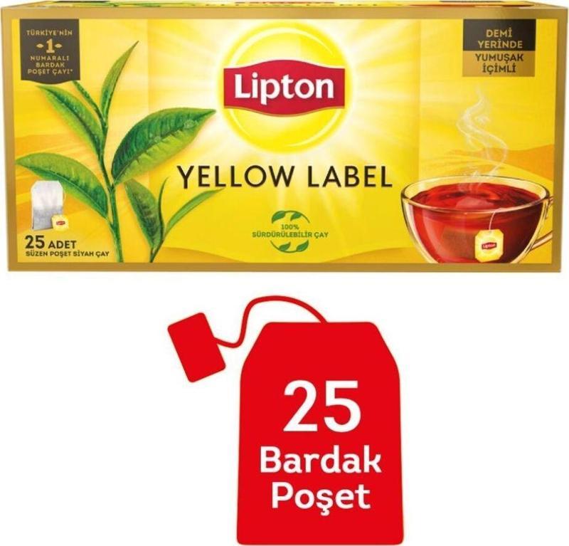 Yellow Label Bardak Poşet 25'Li X 1 Adet