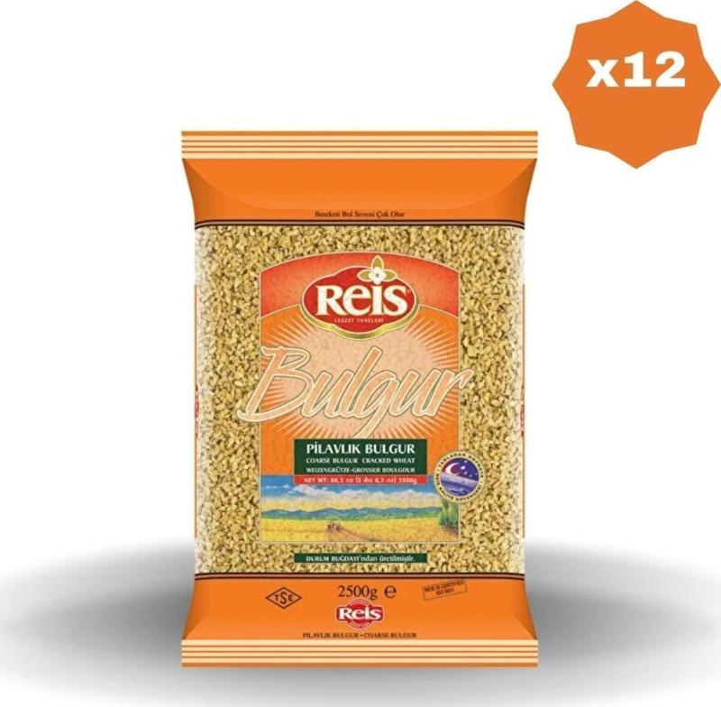 Pilavlık Bulgur 2,5 Kg X 12 Adet