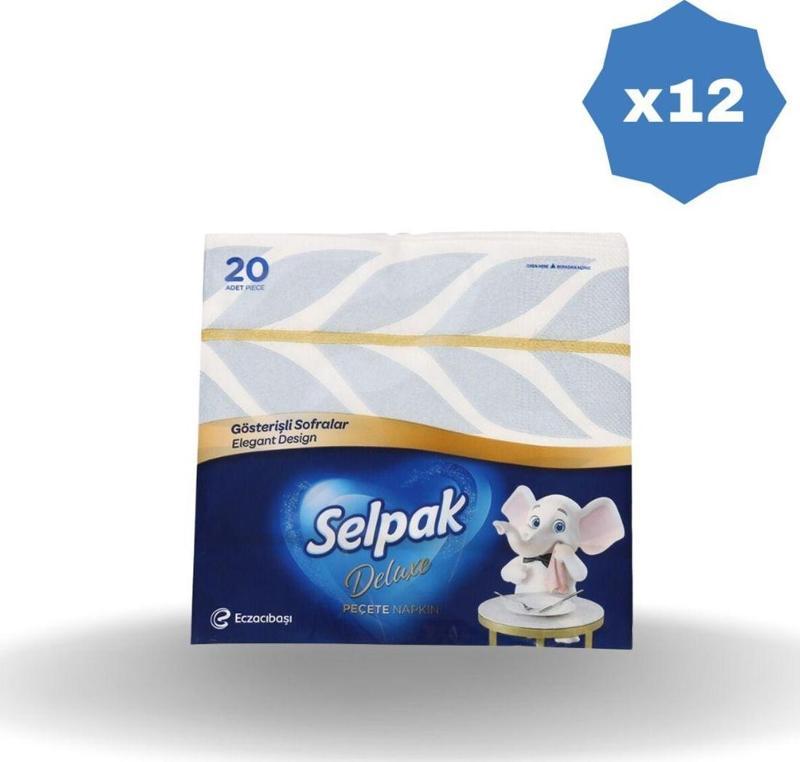 Deluxe Peçete 20'Li X 12 Adet