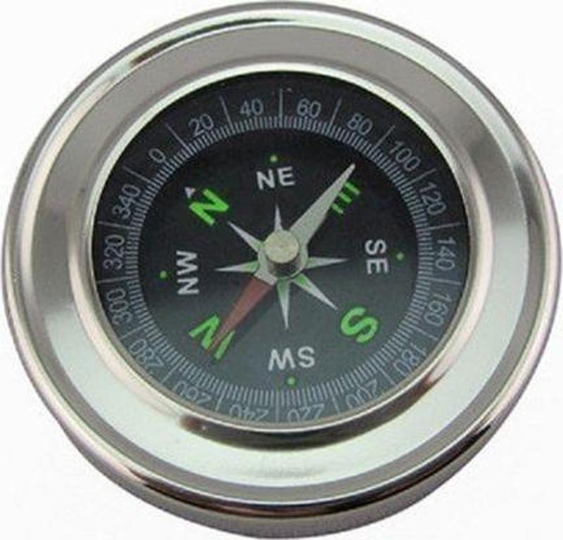 Yuvarlak Metal Kasa Dayanıklı Pusula 60Mm