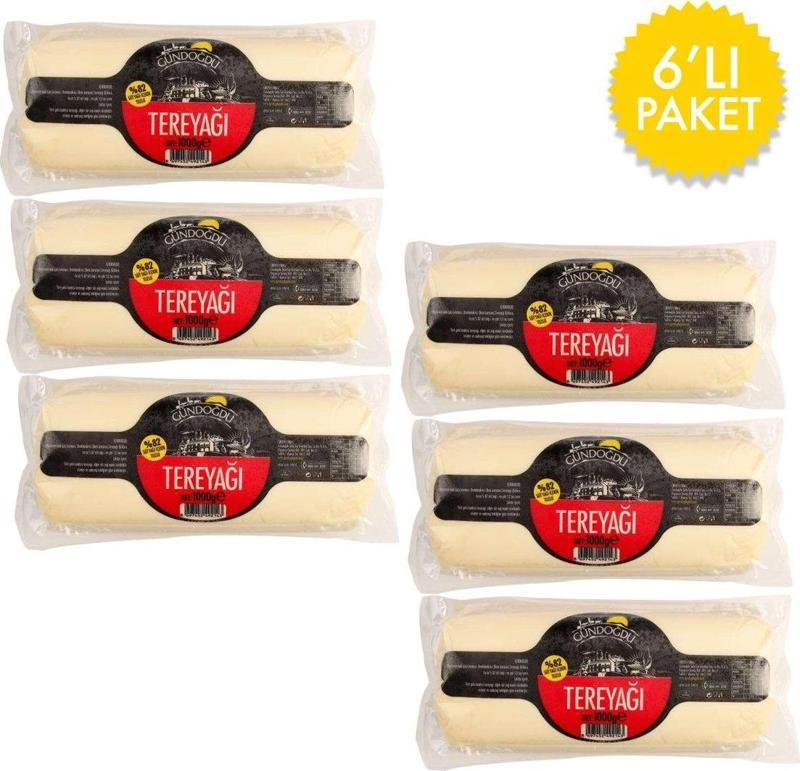 Silindir Tereyağı 1000gr 6'lı