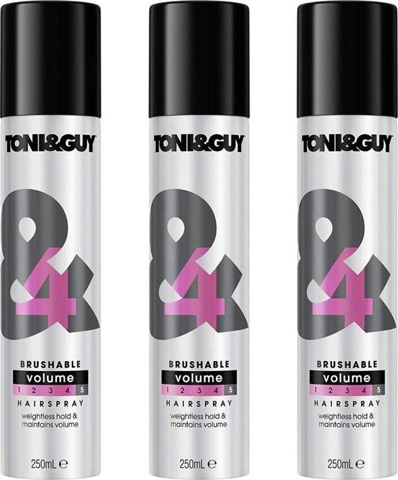 Toni & Guy Hacim Veren Saç Spreyi No:4 250ML 3lü Set