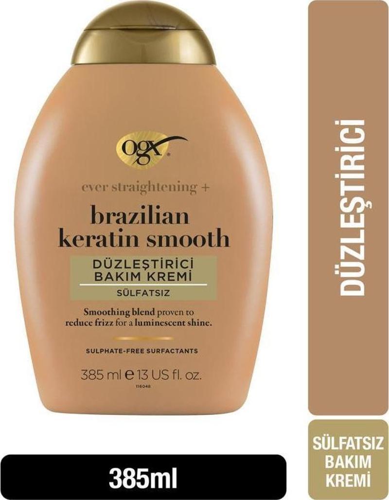 Düzleştirici Brazilian Keratin Smooth Sülfatsız Bakım Kremi 385 ml