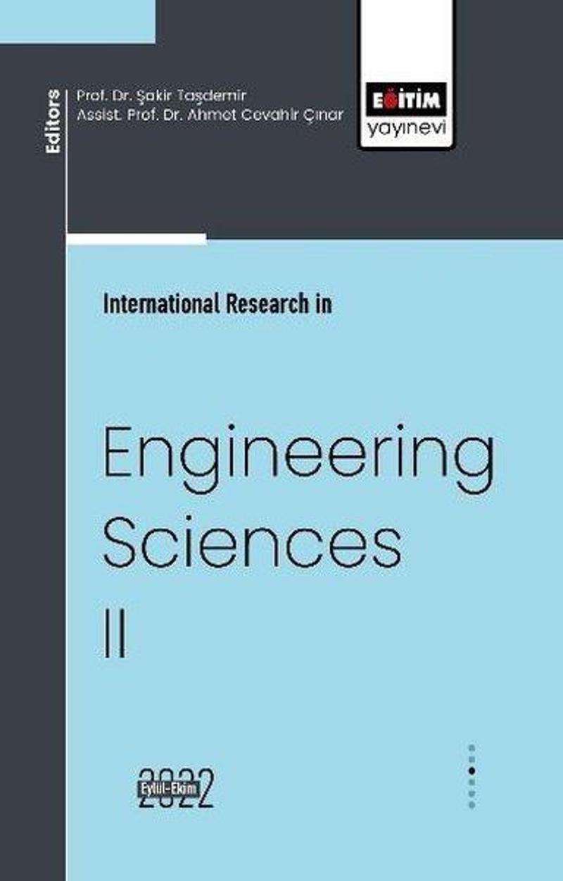 Eğitim Yayınevi İnternational Research in Engineering 2 - Ahmet Cevahir Çınar