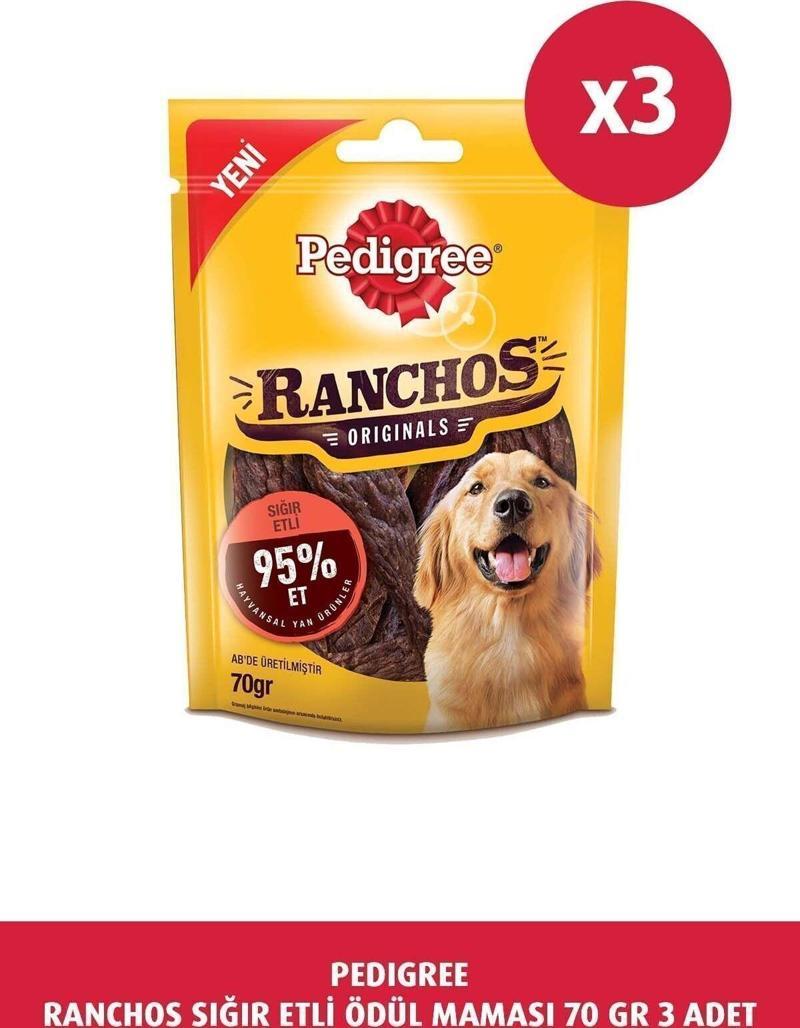 Ranchos Sığır Etli Ödül Maması 70 G 3X